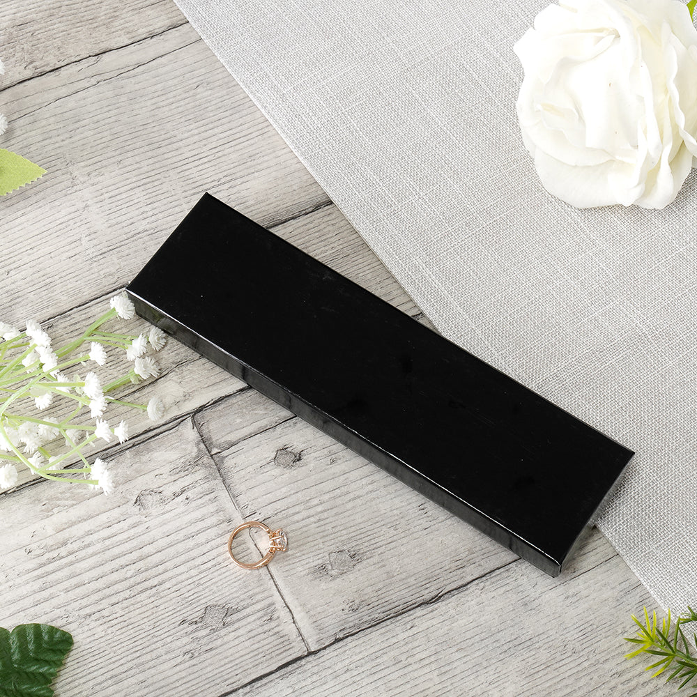 Black Glossy Cotton Filled Cardboard Boxes