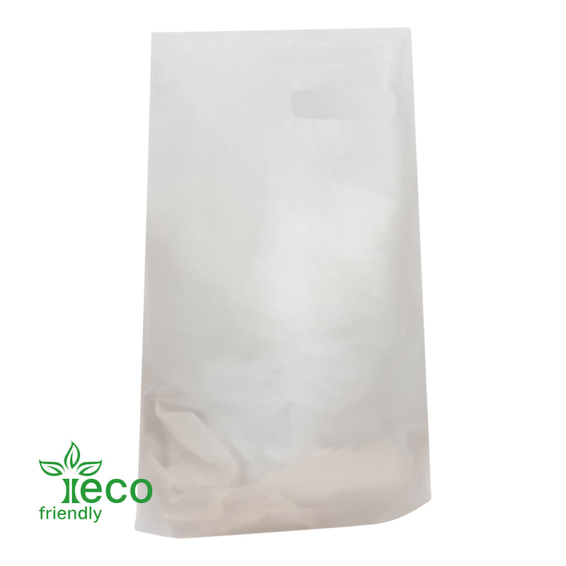 Eco-Friendly Frosted Die Cut Plastic Merchandise Bags