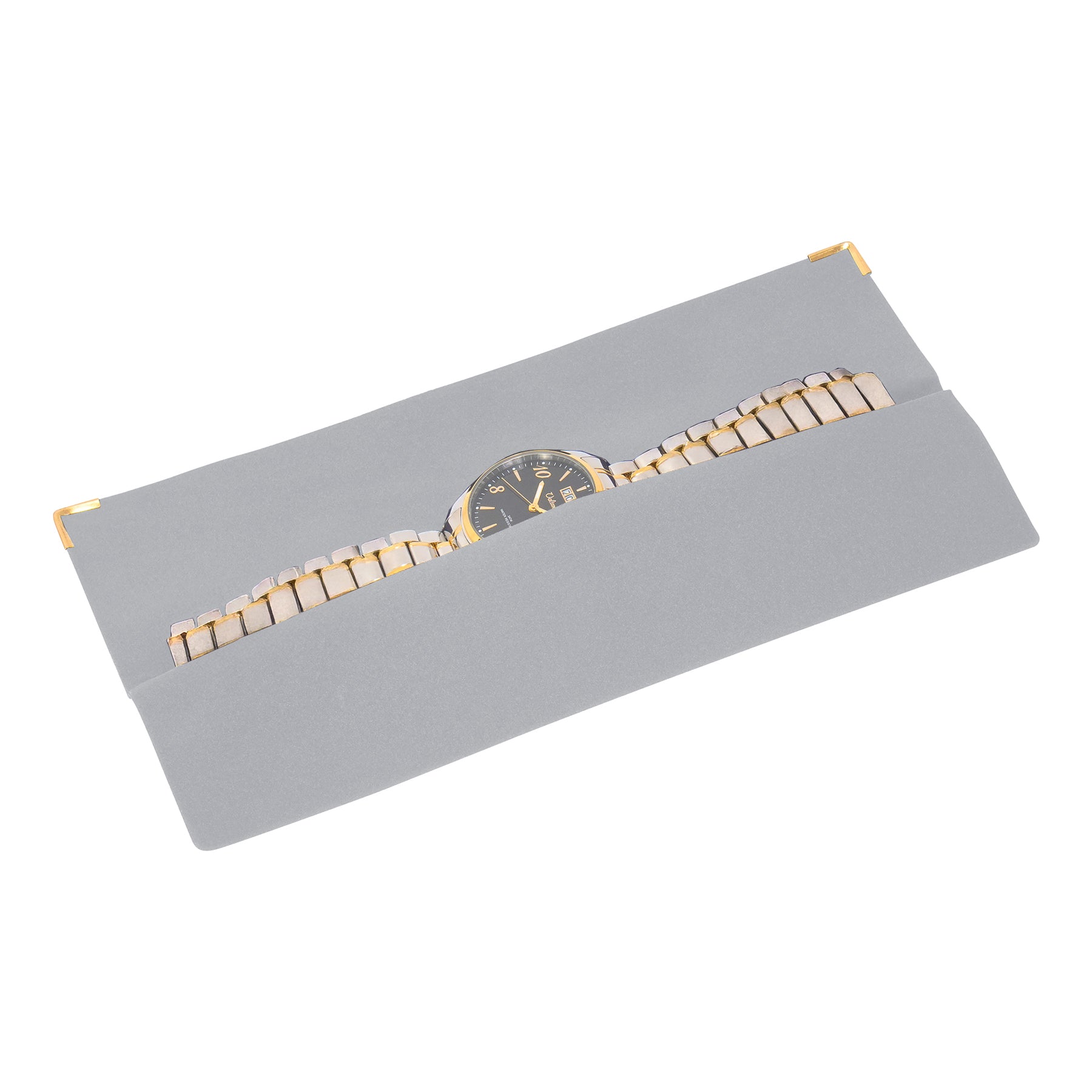 Suede Bracelet and Watch Pouch