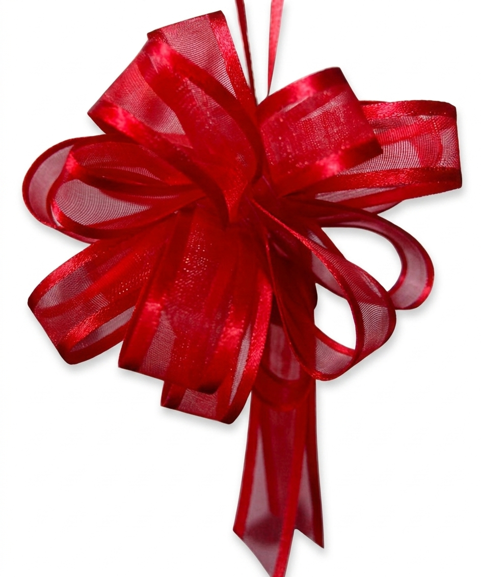 Satin-Edged Pull Bow