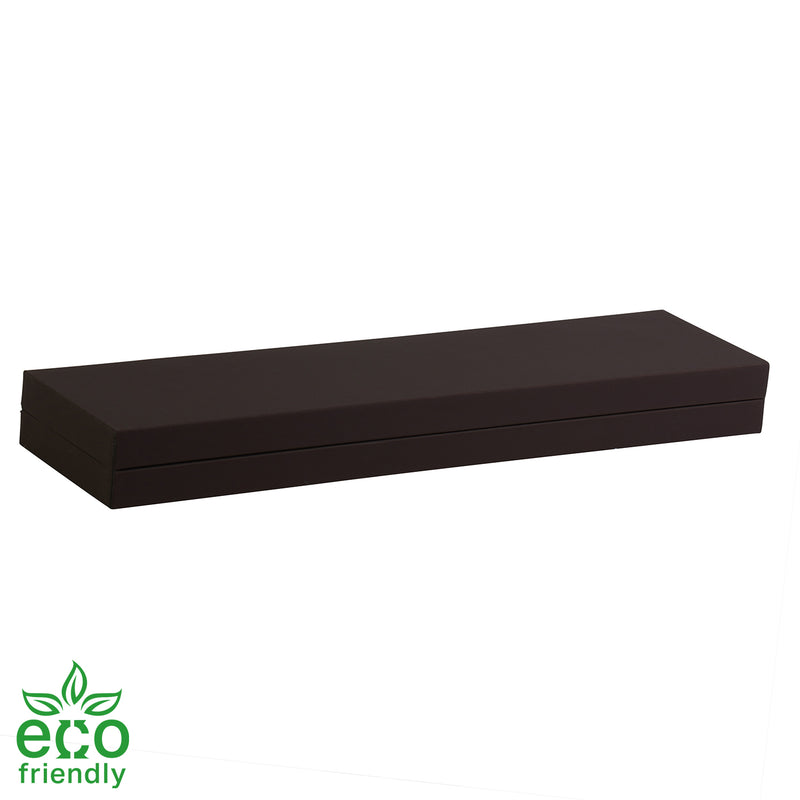 Eco-Friendly Matte Paper-Covered Bracelet Plastic Box with Matching Moulded Sleeve