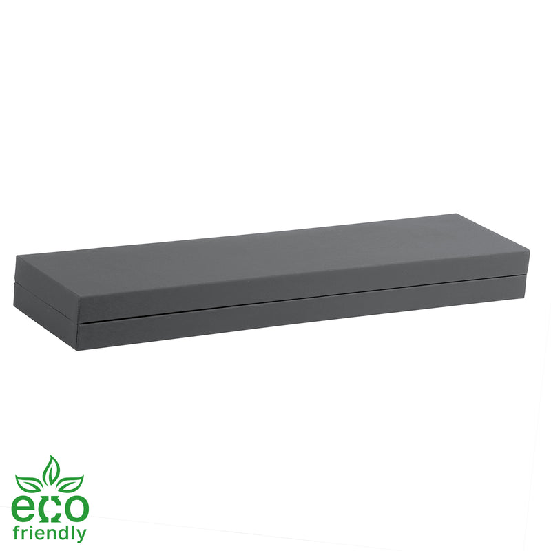 Eco-Friendly Matte Paper-Covered Bracelet Plastic Box with Matching Moulded Sleeve