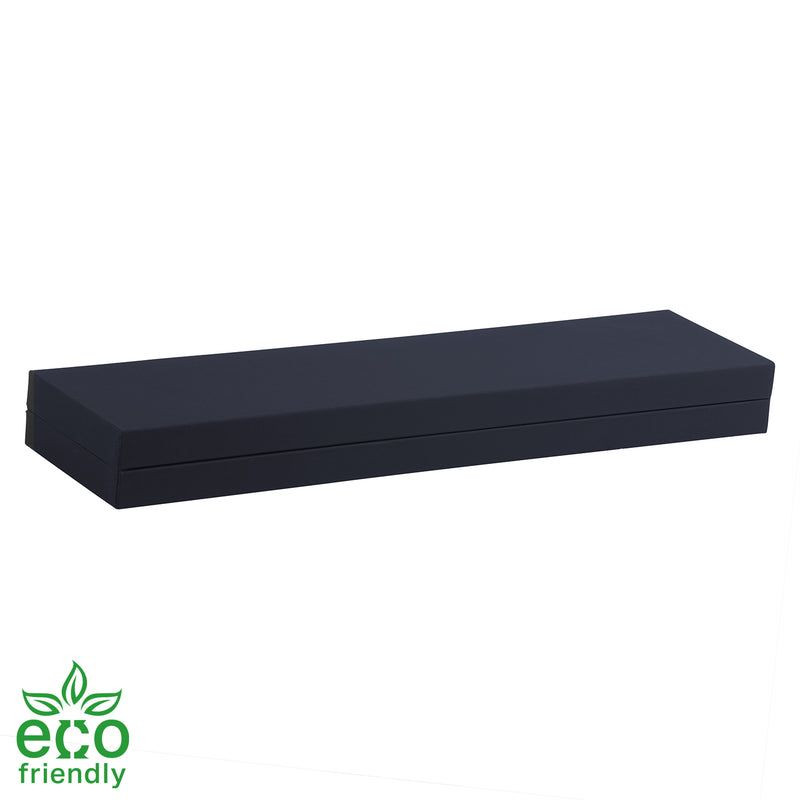 Eco-Friendly Matte Paper-Covered Bracelet Plastic Box with Matching Moulded Sleeve