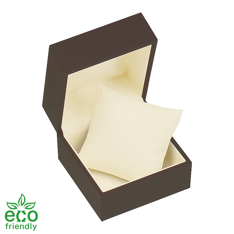 Eco-Friendly Matte Paper-Covered Watch Plastic Box with Matching Moulded Sleeve