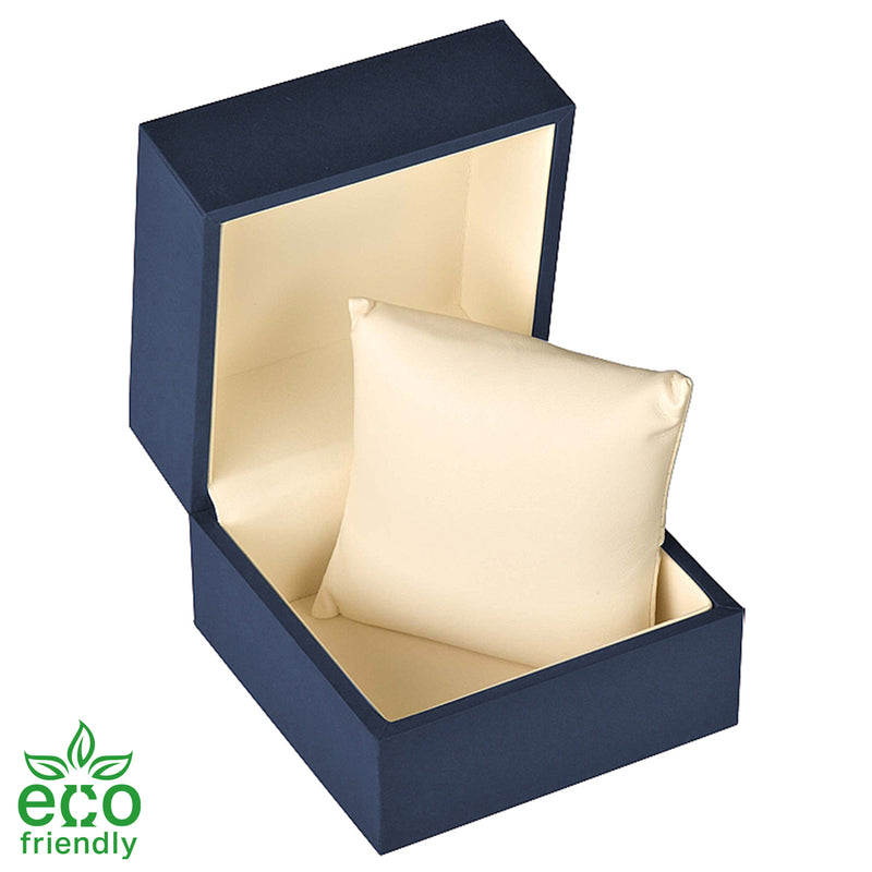 Eco-Friendly Matte Paper-Covered Watch Plastic Box with Matching Moulded Sleeve