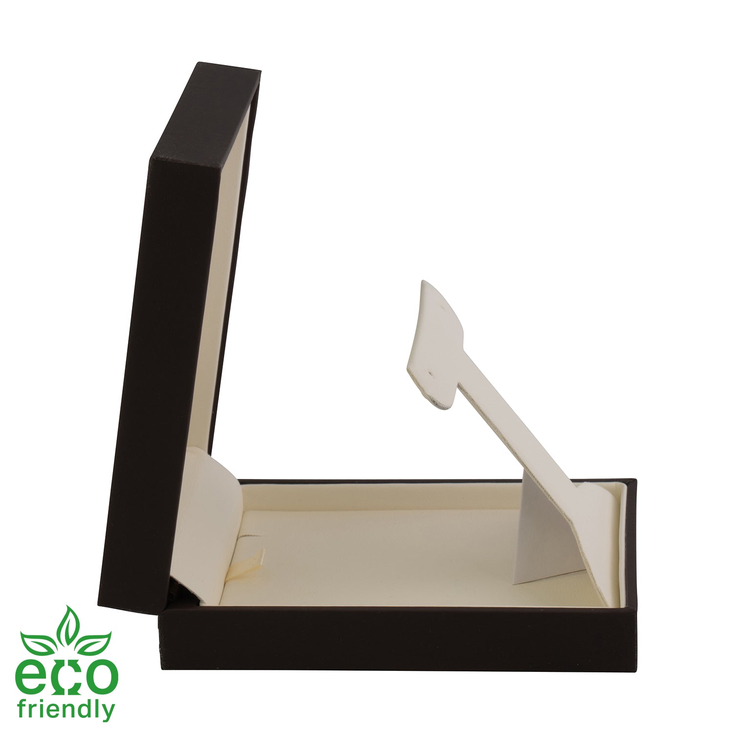 Eco-Friendly Matte Paper-Covered French Clip Earring Box with Matching Moulded Sleeve