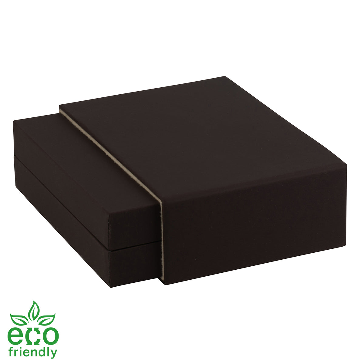 Eco-Friendly Matte Paper-Covered French Clip Earring Box with Matching Moulded Sleeve