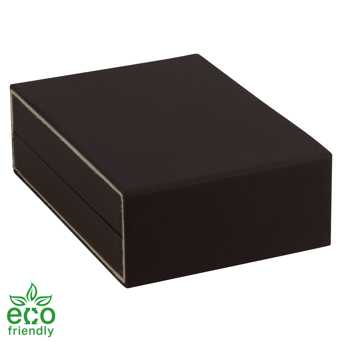 Eco-Friendly Matte Paper-Covered French Clip Earring Box with Matching Moulded Sleeve