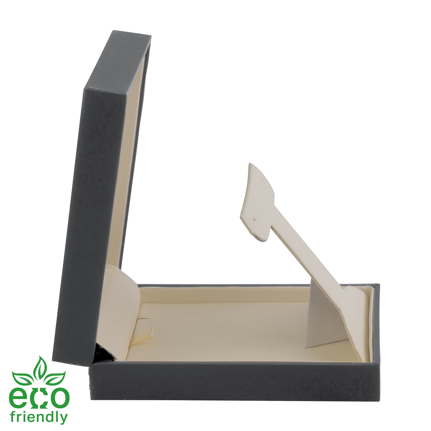 Eco-Friendly Matte Paper-Covered French Clip Earring Box with Matching Moulded Sleeve