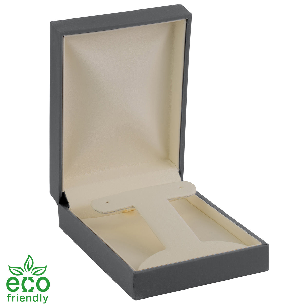 Eco-Friendly Matte Paper-Covered French Clip Earring Box with Matching Moulded Sleeve