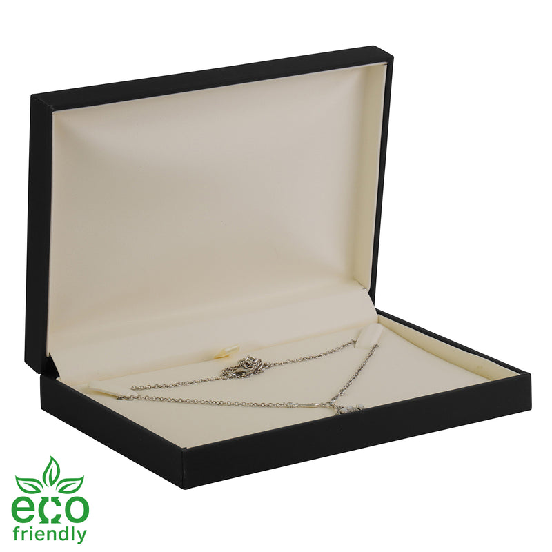 Eco-Friendly Matte Paper-Covered Pearl Plastic Box with Matching Moulded Sleeve