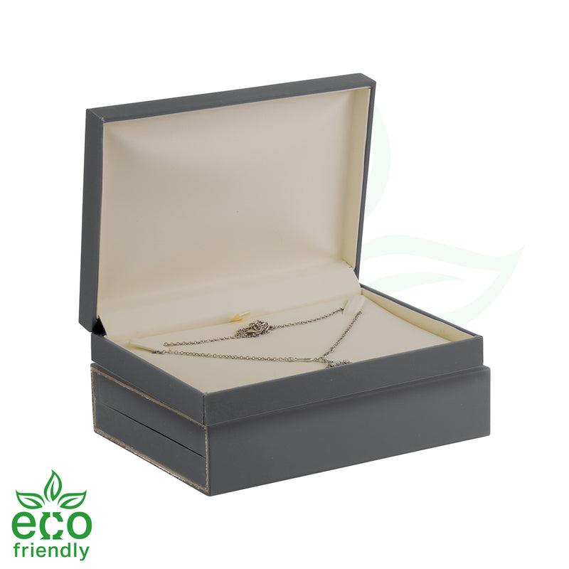 Eco-Friendly Matte Paper-Covered Pearl Plastic Box with Matching Moulded Sleeve