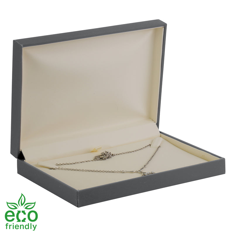 Eco-Friendly Matte Paper-Covered Pearl Plastic Box with Matching Moulded Sleeve