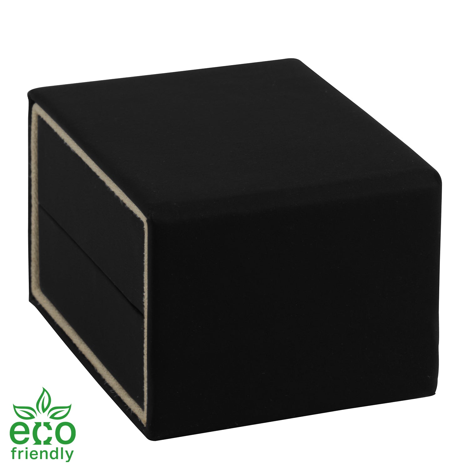 Eco-Friendly Matte Paper-Covered Single Earring Box with Matching Moulded Sleeve