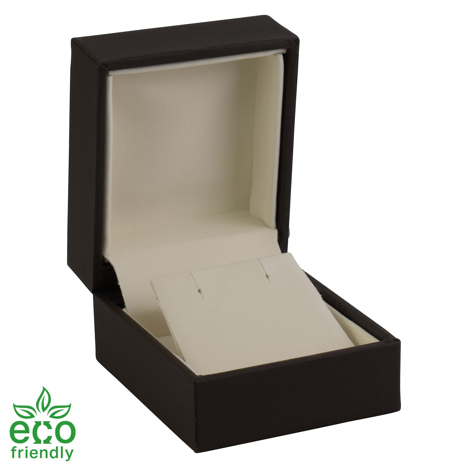 Eco-Friendly Matte Paper-Covered Single Earring Box with Matching Moulded Sleeve