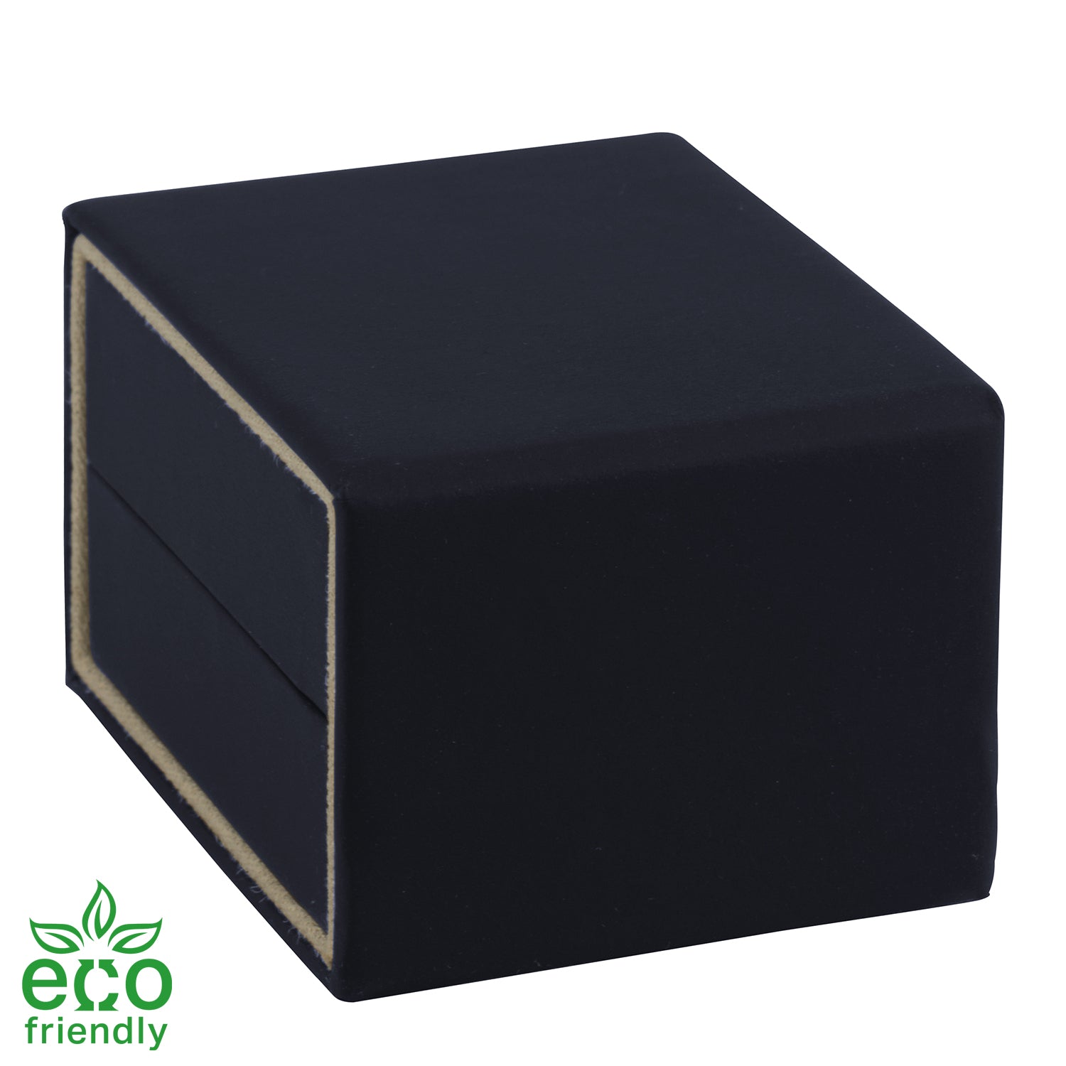 Eco-Friendly Matte Paper-Covered Single Earring Box with Matching Moulded Sleeve