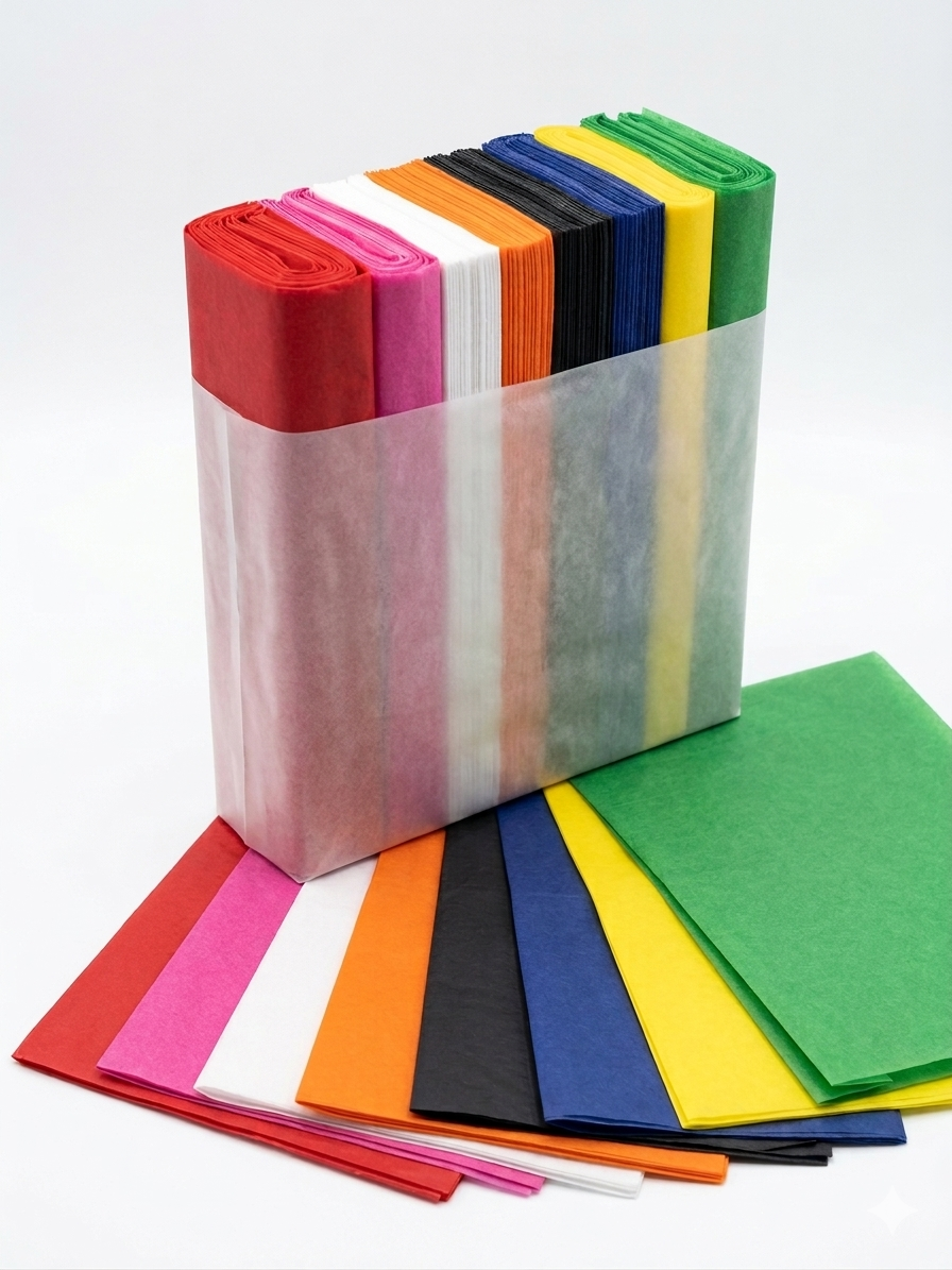 Assorted Standard Solid Colour Tissue Paper