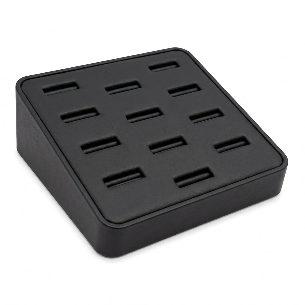 Leatherette 12-Ring Holder