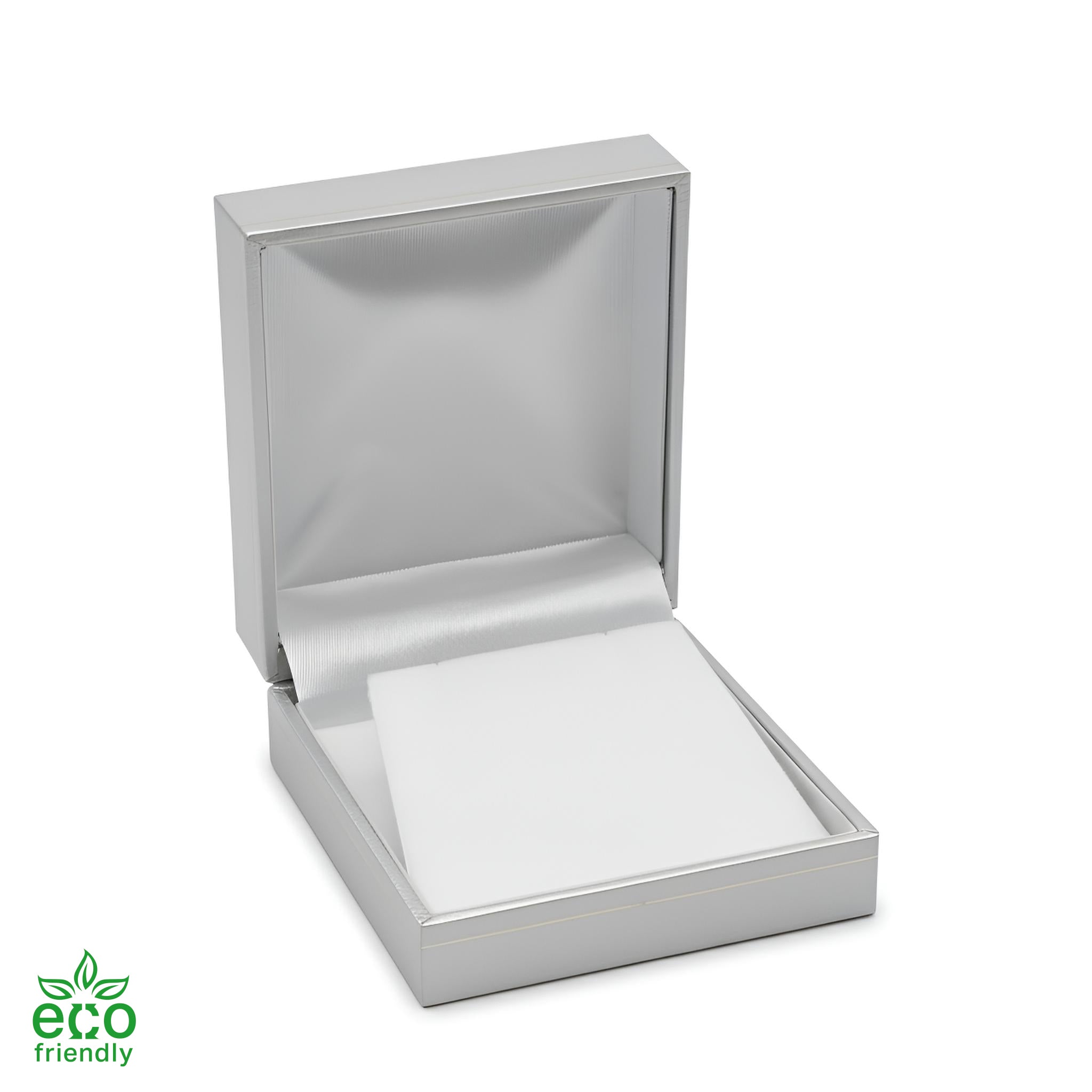 Eco-Friendly Paper-Covered Clip Earring Box with Gold Accent