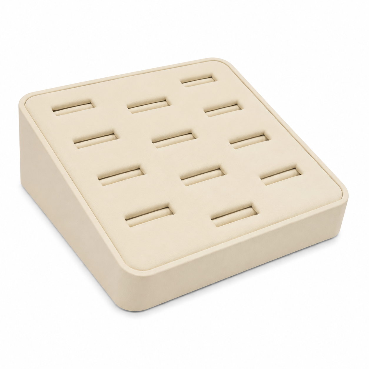 Leatherette 12-Ring Holder