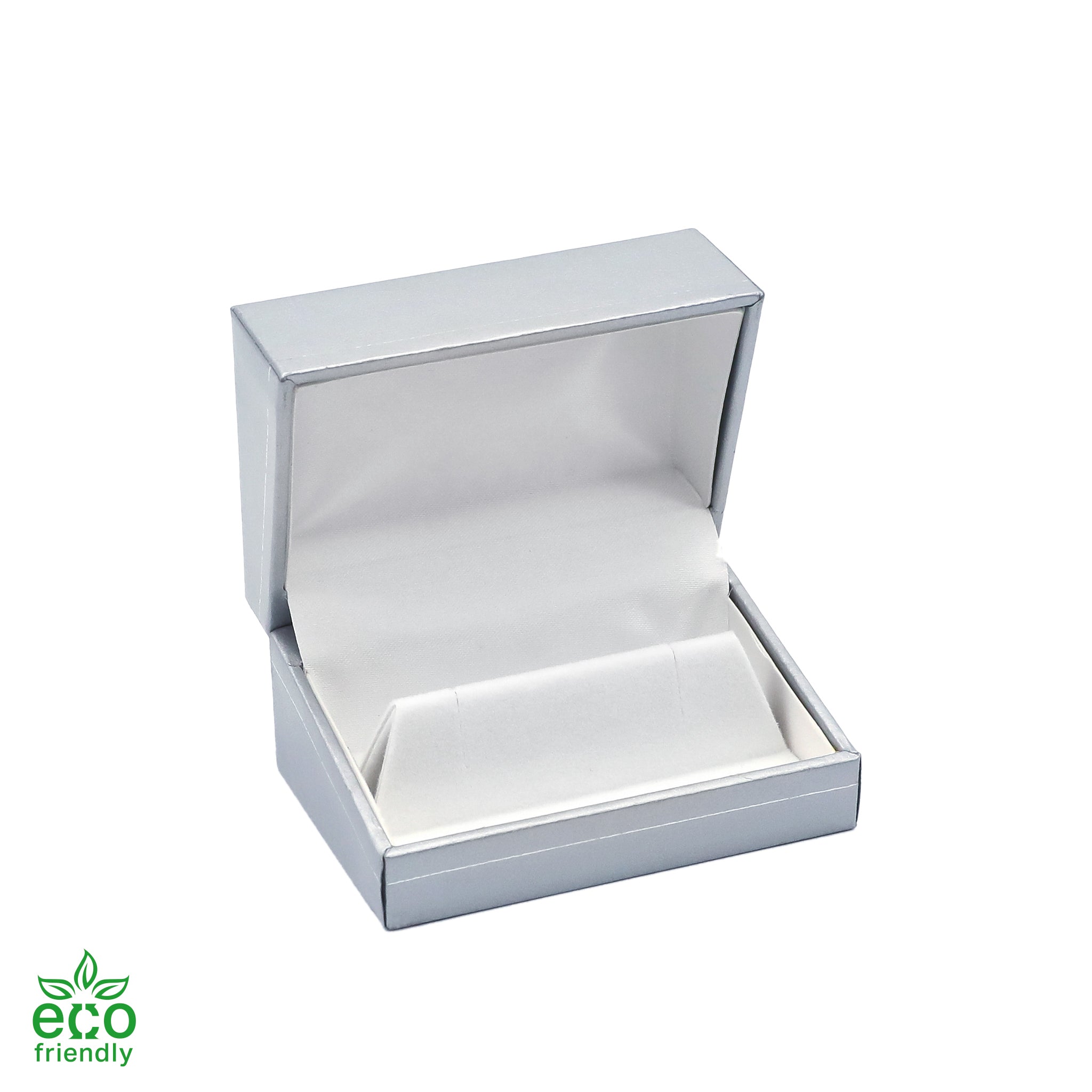 Eco-Friendly Paper Covered Large Cufflink Box with Gold Accent