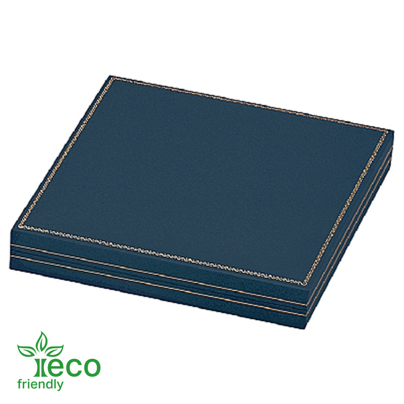 Eco-Friendly Plastic Large Set Box, Paper-Covered with Gold Accent