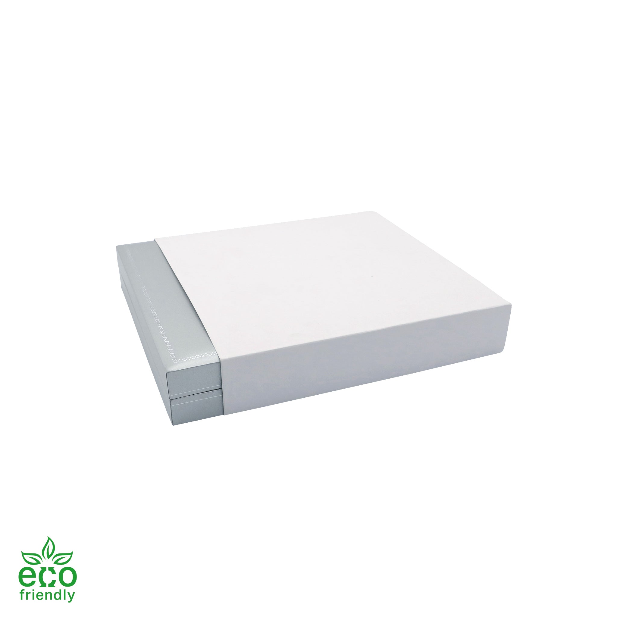 Eco-Friendly Paper-Covered Large Set Box with Gold Accent