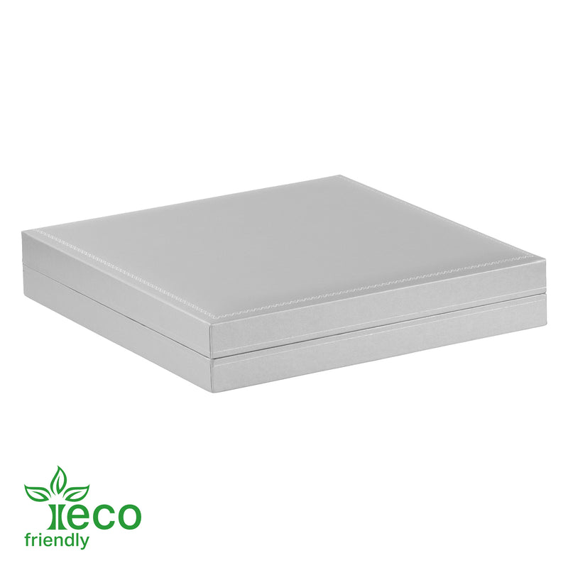 Eco-Friendly Plastic Large Set Box, Paper-Covered with Gold Accent