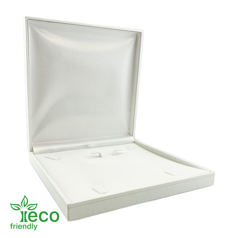 Eco-Friendly Plastic Large Set Box, Paper-Covered with Gold Accent