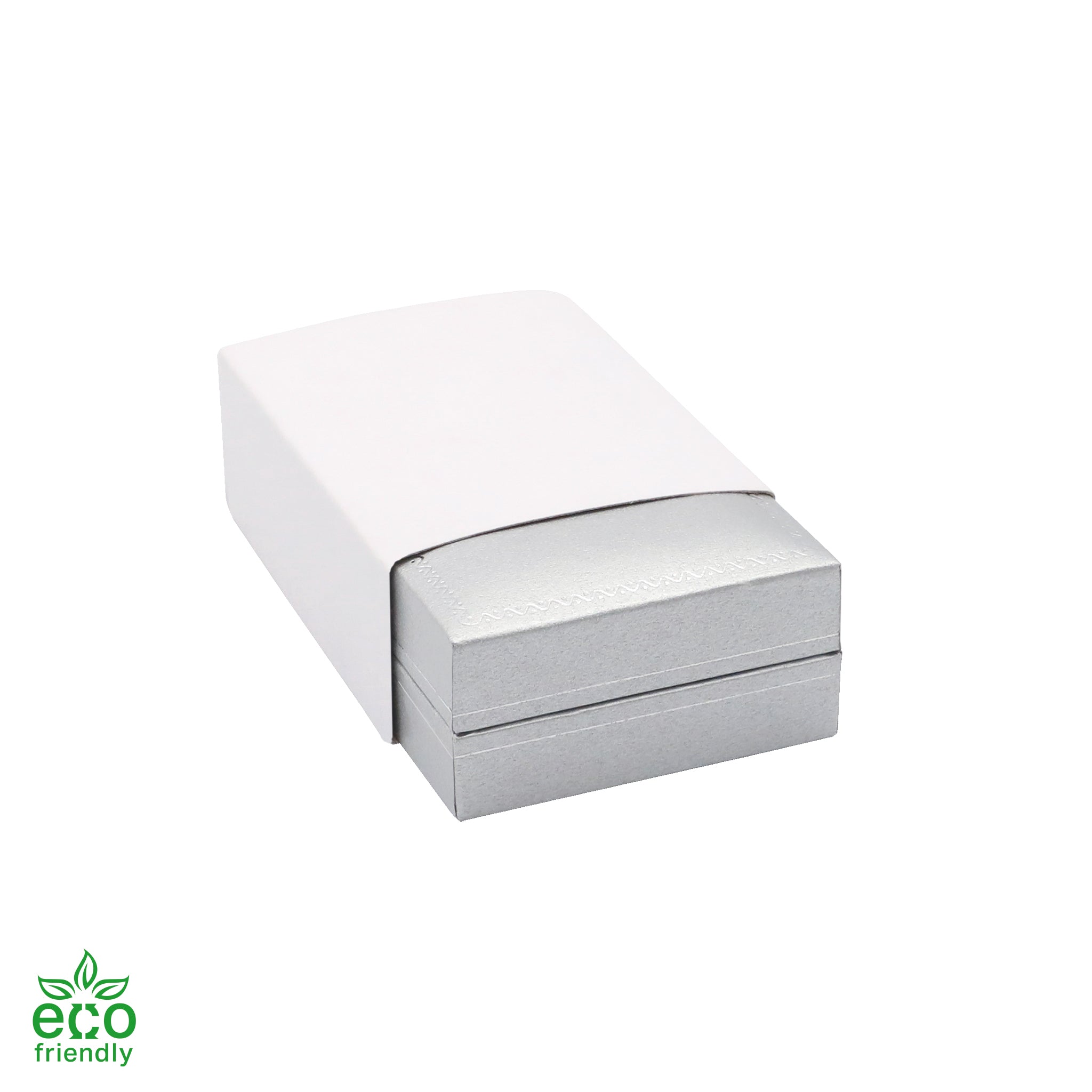Eco-Friendly Paper-Covered Pendant Box with Gold Accent