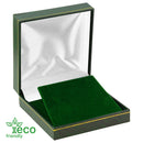 Eco-Friendly Plastic Universal Box, Paper-Covered with Gold Accent