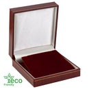 Eco-Friendly Plastic Universal Box, Paper-Covered with Gold Accent