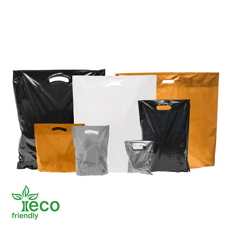 Eco-Friendly Double Die Cut Plastic Bag