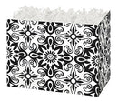 Black and White Medallion Gift Basket Boxes
