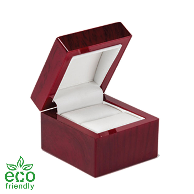 Eco-Friendly Wood-Look Single Ring Box