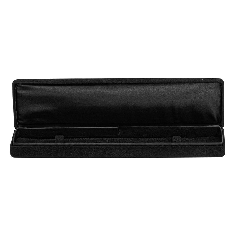 Haute Suede Bracelet Box with Matching Satin Inner Lids
