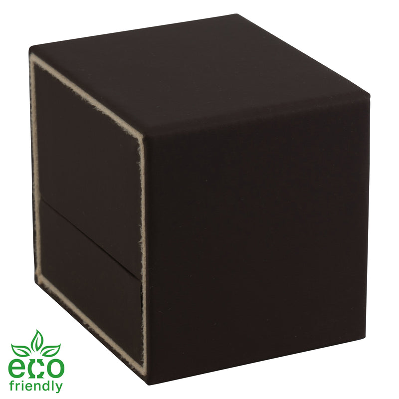 Eco-Friendly Matte Paper-Covered Ring Plastic Box with Matching Moulded Sleeve