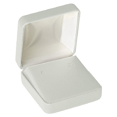 Leatherette Hoop Earring Box with Matching Leather-Feel Inserts