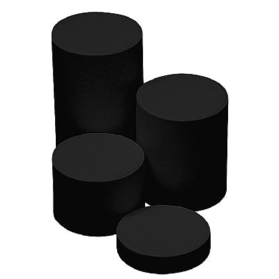 Leatherette Round Pedestals