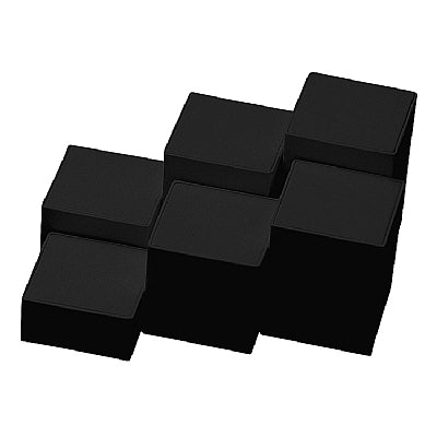 Leatherette Square Pedestals - Set of Six