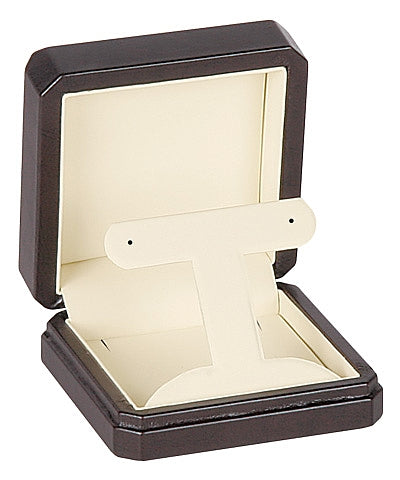 Authentic Leather French Clip Earring Box