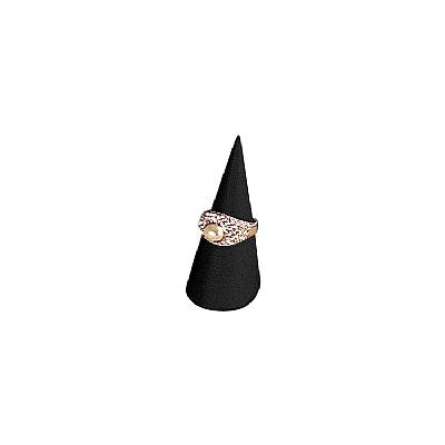 Leatherette Ring Display Cone Shape