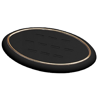 Leatherette & Gold Ring Tray
