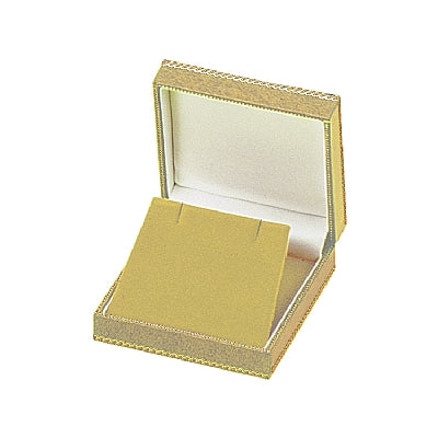 Leatherette Clip Earring Box with Matching Insert and White Window