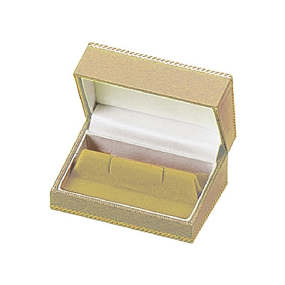 Leatherette Cufflink Box with Matching Insert and White Window