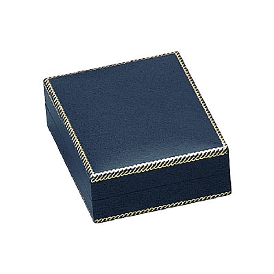 Leatherette Pendant Box  *Reversible Padwith Matching Insert and White Window