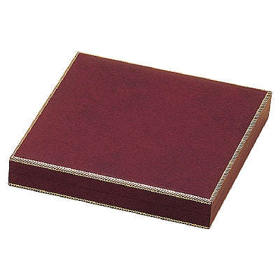 Leatherette Large Set Box with Matching Insert and White Window