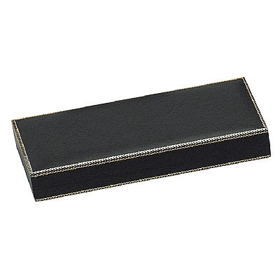 Leatherette Pearl Box with Matching Insert and White Window