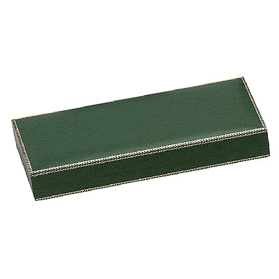 Leatherette Pearl Box with Matching Insert and White Window