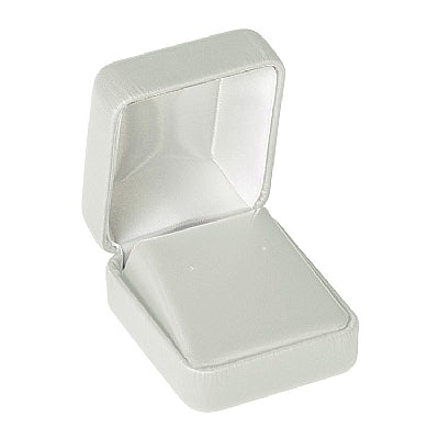 Leatherette Single Earring Box with Matching Leather-Feel Inserts